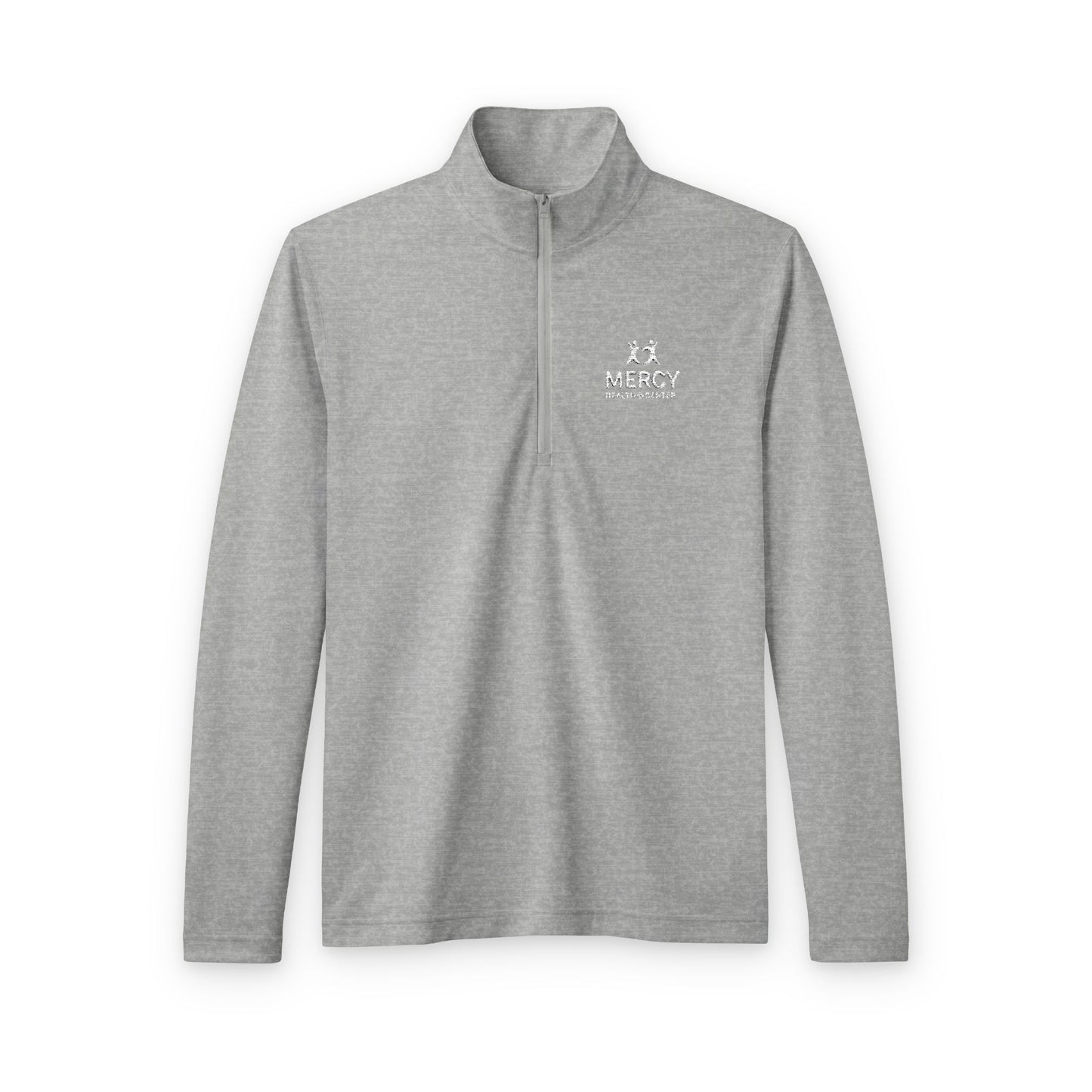 Men's Quarter-Zip Pullover — Embroidered Performance Top