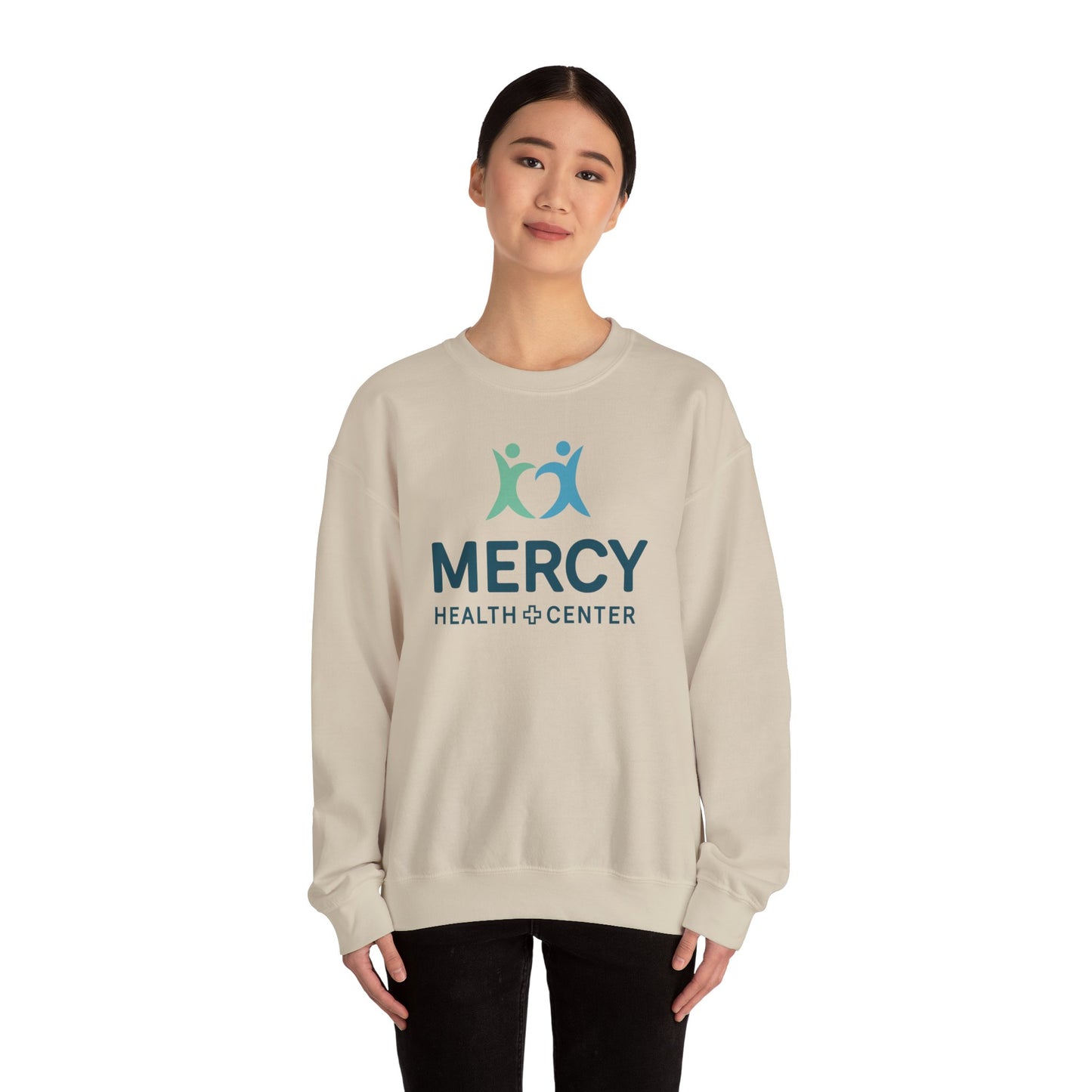 Mercy Health Center Logo Sweatshirt — Cozy Crewneck