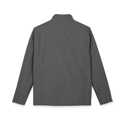 Embroidered 'MERCY' Men's Core Soft Shell Jacket — Lightweight Windproof Work & Casual Coat