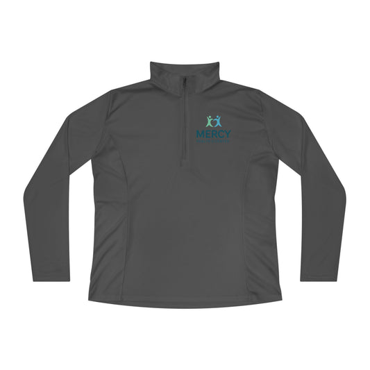Ladies Quarter-Zip Pullover — Mercy Health & Surgery Logo Performance Top