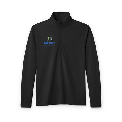 Men's PosiCharge® Tri-Blend Wicking Quarter-Zip Pullover
