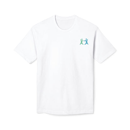 Design on back - Christian Cross T-Shirt — "Blessed are the merciful" Matthew 5:7 Faith Tee