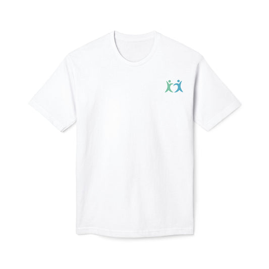 Design on back - Christian Cross T-Shirt — "Blessed are the merciful" Matthew 5:7 Faith Tee