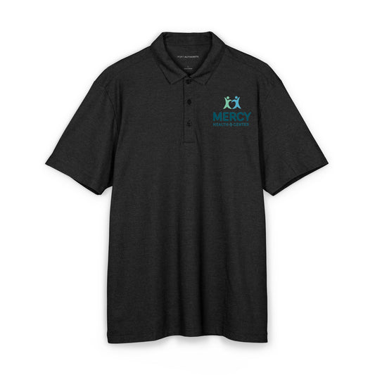 Men's Charcoal 'Mercy Marine Corps' Embroidered Polo
