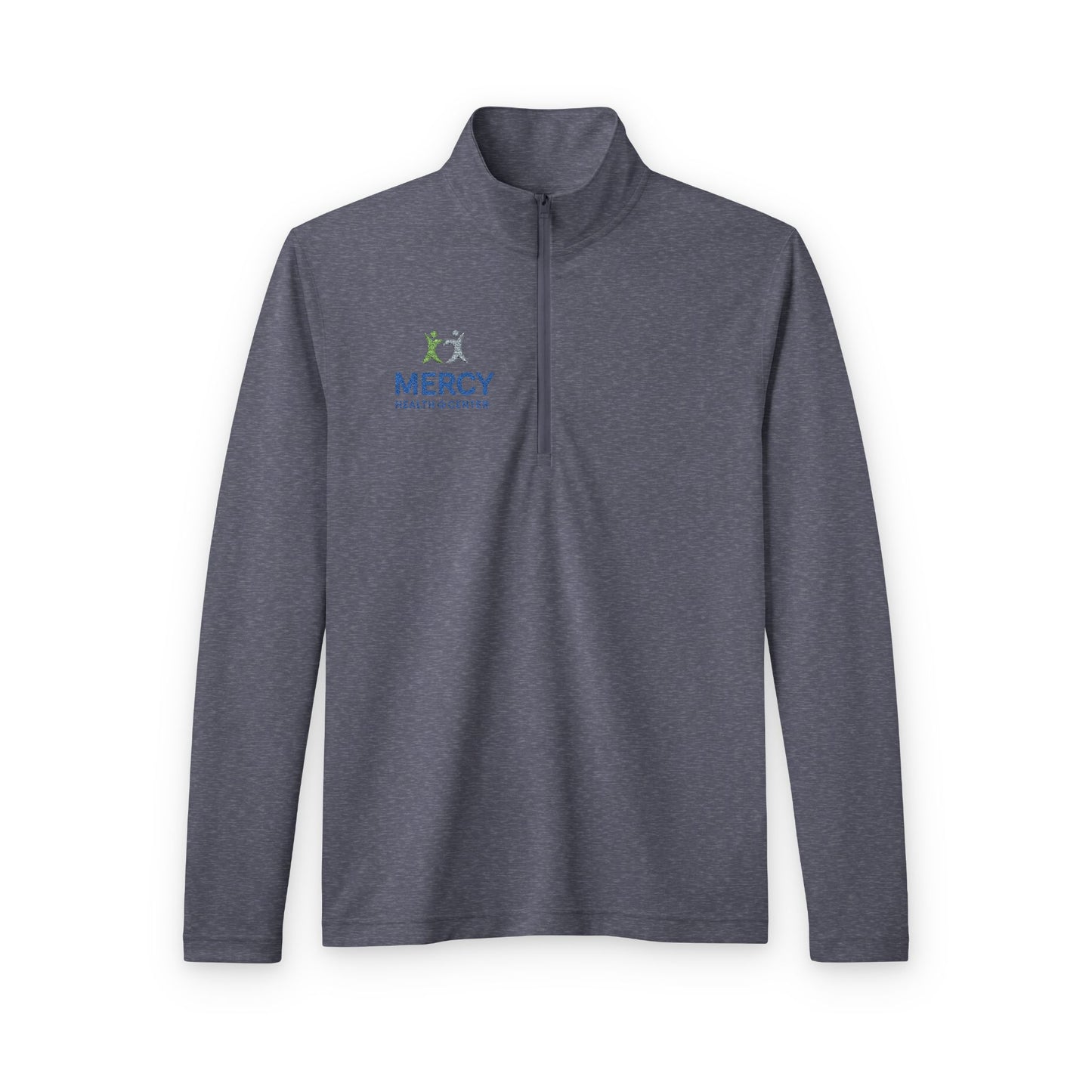 Men's PosiCharge® Tri-Blend Wicking Quarter-Zip Pullover