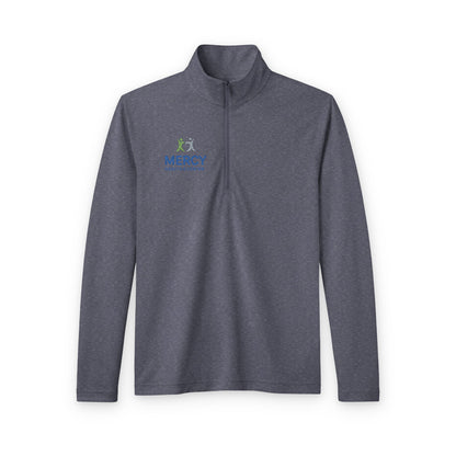 Men's PosiCharge® Tri-Blend Wicking Quarter-Zip Pullover
