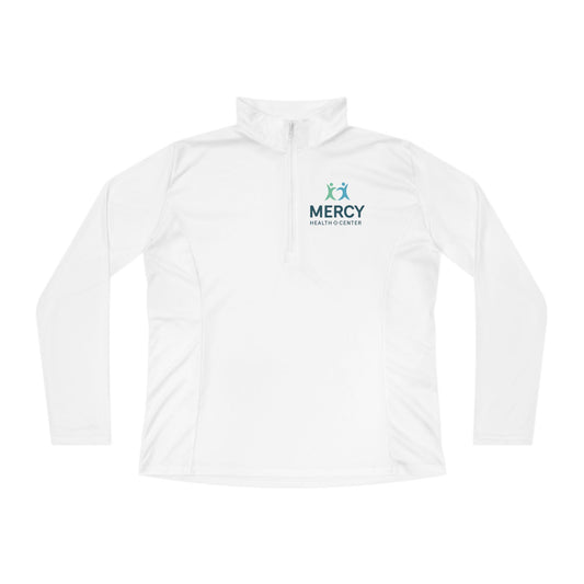 Ladies Quarter-Zip Pullover — Mercy Health & Surgery Logo Performance Top