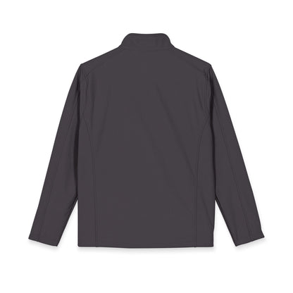 Embroidered 'MERCY' Men's Core Soft Shell Jacket — Lightweight Windproof Work & Casual Coat