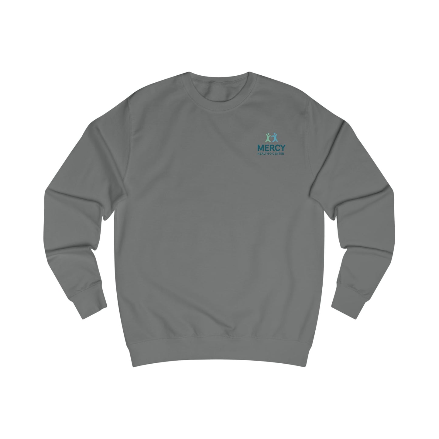 Mercy Health Center Logo Sweatshirt — Branded Crewneck