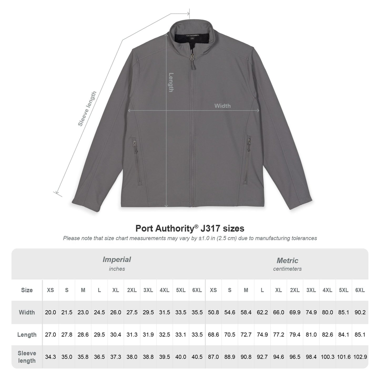 Embroidered 'MERCY' Men's Core Soft Shell Jacket — Lightweight Windproof Work & Casual Coat