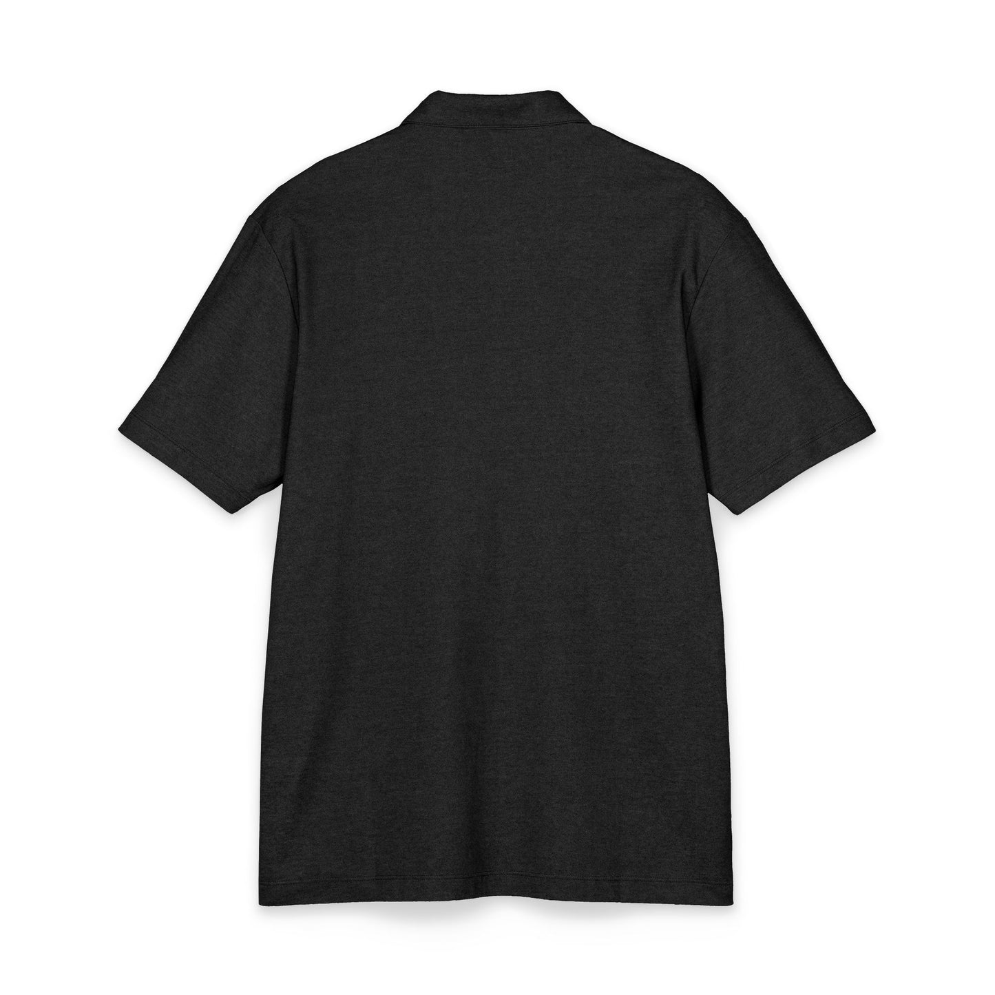 Men's Charcoal Embroidered Polo