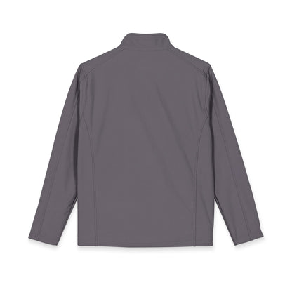 Embroidered 'MERCY' Men's Core Soft Shell Jacket — Lightweight Windproof Work & Casual Coat