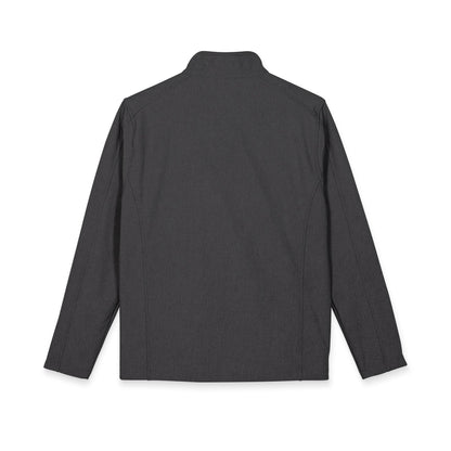 Embroidered 'MERCY' Men's Core Soft Shell Jacket — Lightweight Windproof Work & Casual Coat
