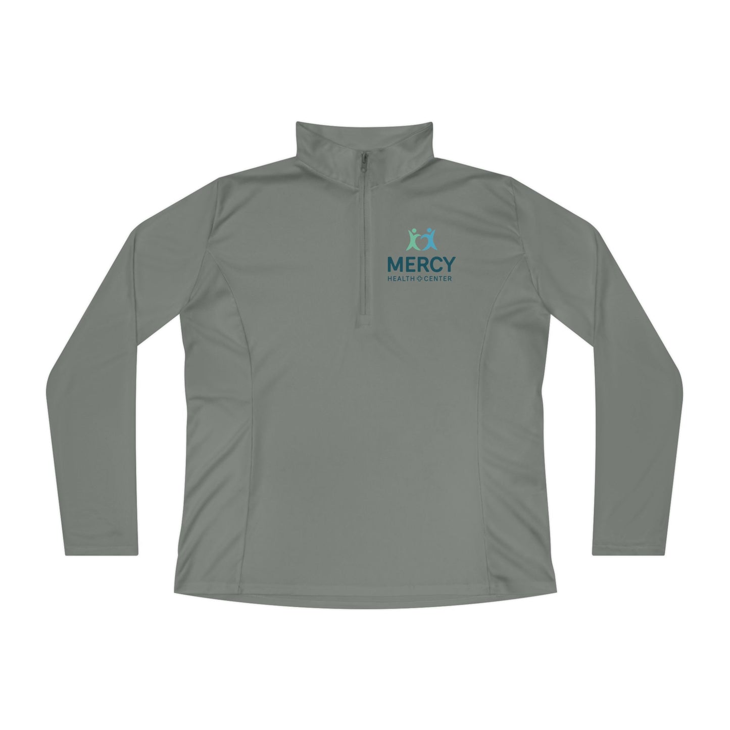 Ladies Quarter-Zip Pullover — Mercy Health Logo Performance Top