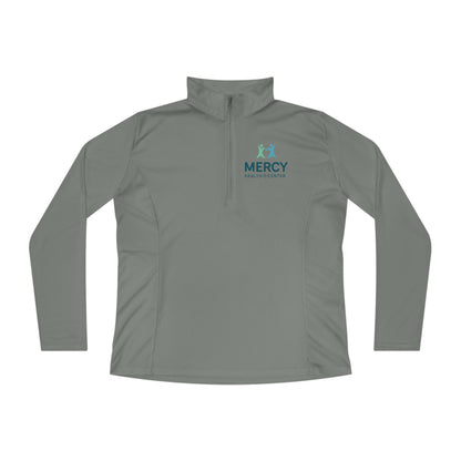 Ladies Quarter-Zip Pullover — Mercy Health Logo Performance Top