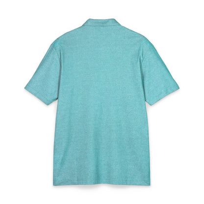 Men's Charcoal Embroidered Polo