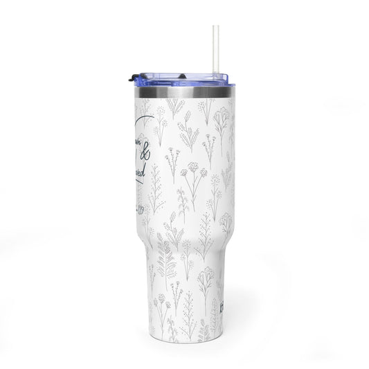 Tumbler — "Known & Loved" 40oz Vacuum Insulated Travel Tumbler (Psalm 139)