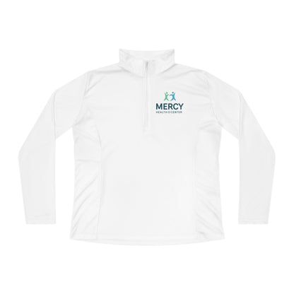 Ladies Quarter-Zip Pullover — Mercy Health Logo Performance Top