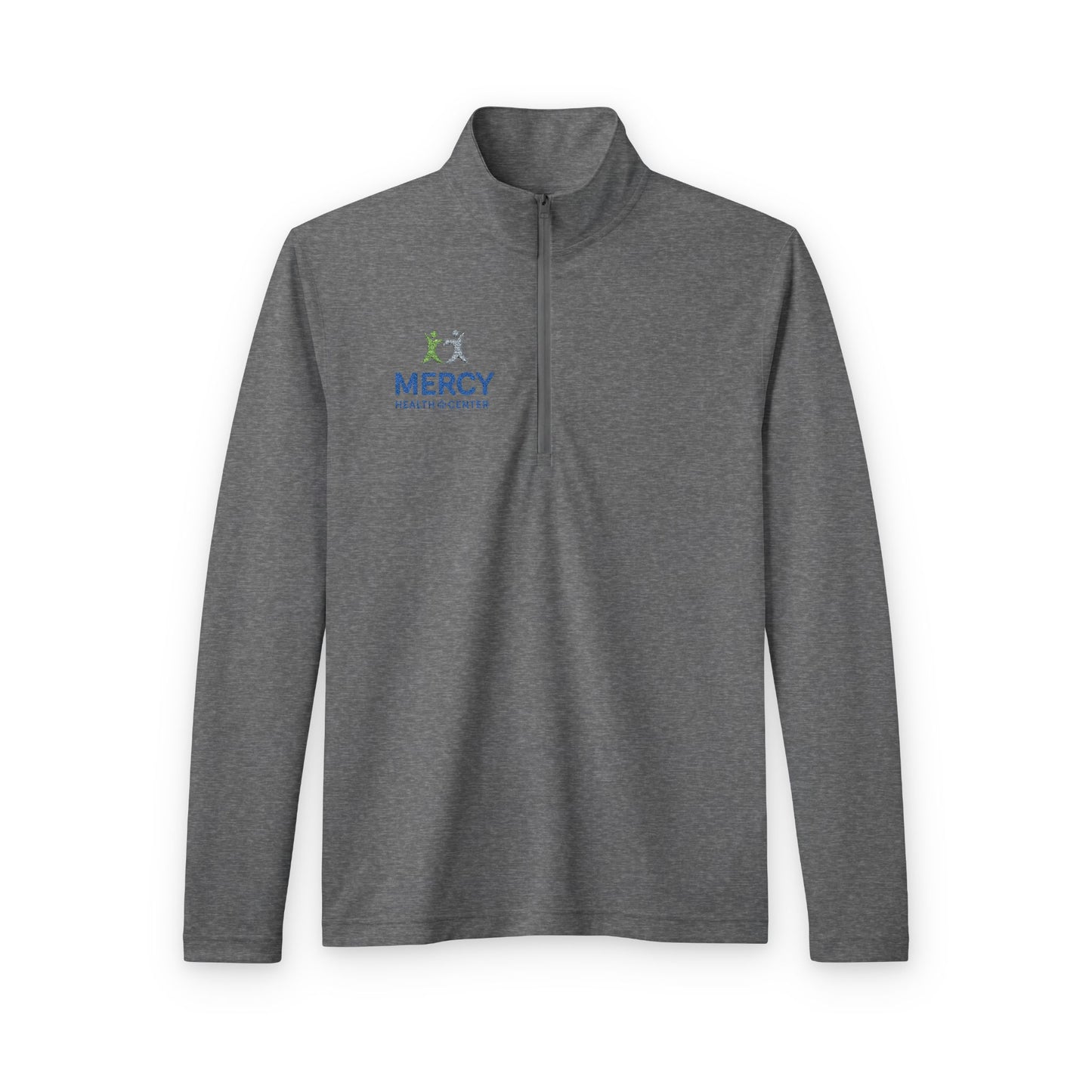 Men's PosiCharge® Tri-Blend Wicking Quarter-Zip Pullover