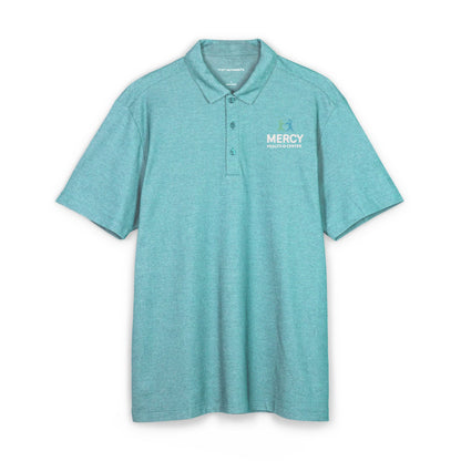 Men's Charcoal Embroidered Polo